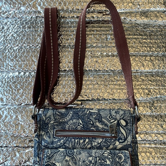 Sakroots Blue Floral Crossbody Bag - Picture 5 of 13